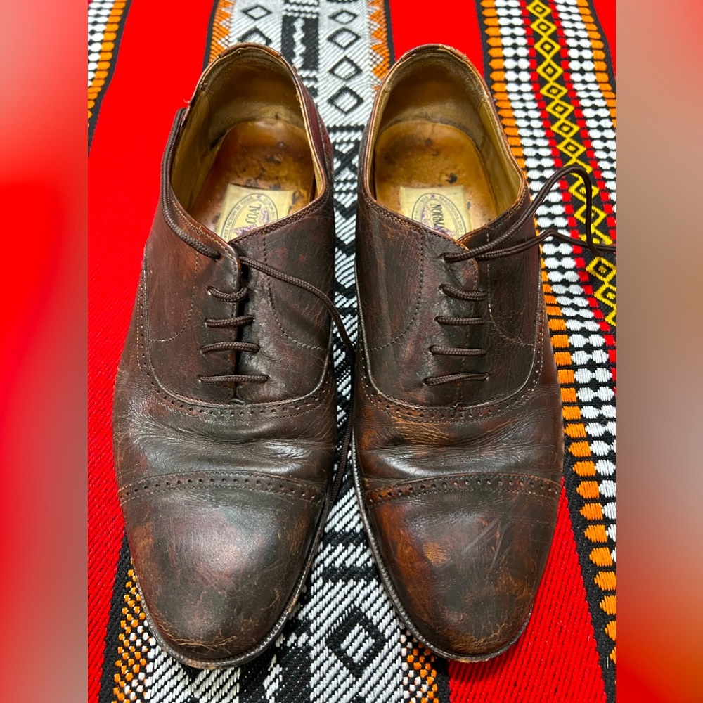 Normancoal Brown Oxfords